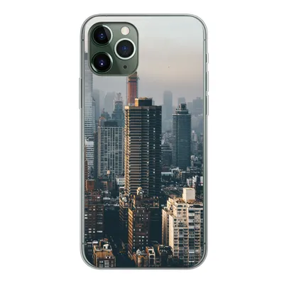 Produktbild von MuchoWow® Handyhülle Schutzhülle Hülle für iPhone 11 Pro New York - Skyline - Amerika Silikon Softcase Handy Hülle - Handy