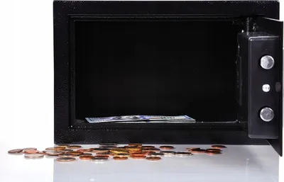 Imagen del producto de Caja fuerte digital XL – 300 x 195 x 170 mm, color negro