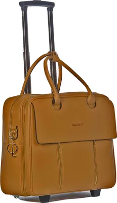 Produktbild von Damen rollende Aktentasche Trolley braun Bowatex, Business Laptoptrolley Tasche