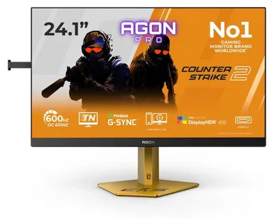 Zdjęcie produktu dla AOC AGON PRO CS24A, 61,2 cm (24.1"), 1920 x 1080 px, Full HD, LED, 0,5 ms, Czarny