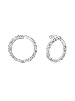 Produktbild von s.Oliver Damen Creolen 2034276 Silber 925/- Zirkonia synth.