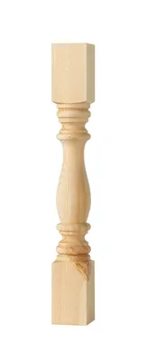 Produktbild von Balustraden Pfosten gedrechselt 6,5 x 6,5 x 50cm (105) aus nordischem Holz