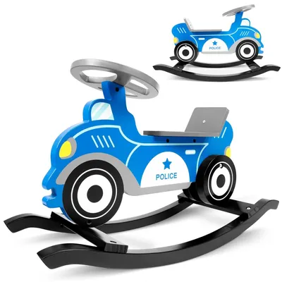 Obrázok produktu pre Ricokids drevené hojdacie auto 785000 polícia