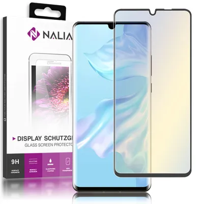Immagine prodotto di NALIA Protezione in vetro per Huawei P30 Pro, pellicola protettiva per display 9H Full Cover