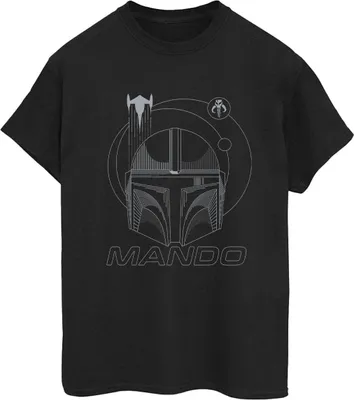 Produktbild von Star Wars - "The Mandalorian" T-Shirt für Damen BI45928 (XL) (Schwarz)