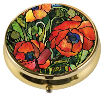 Zdjęcie produktu dla Goebel Tiffany - Orientalische Mohnblume (Pillendose,...