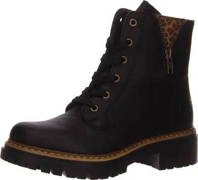 Produktbild von Rieker Schnür-,Zug-u.Schnallenstiefel in schwarz, Gr. 36