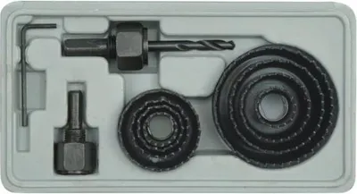 Produktbild von Lochsägen-Set Foramina M.11Cz für Keramikfliesen und Gipskarton, 19, 22, 25, 32, 38, 44, 54, 64 mm