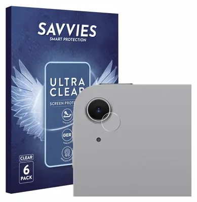 Produktbild von 6x Für Apple iPad Air 11" M4 2026 (NUR Kameraschutz) Schutzfolie Savvies Displayschutz Display Schutz Folie Klar Transparent