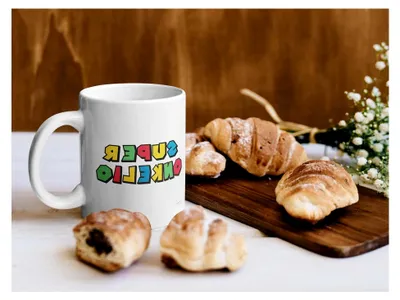 Produktbild von Tasse für Onkel – Lustige Geschenke zum Geburtstag und Weihnachten – 11oz Keramiktasse, mikrowellen- und spülmaschinenfest, Geschenk von Nichte oder Neffe