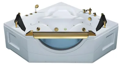 Zdjęcie produktu dla Wanna z hydromasażem Wanna spa z hydromasażem Wanna z hydromasażem 165x165 cm