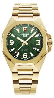 Produktbild von Swiss Alpine Military Herren Uhr Analog Quarz 7005.1114SAM Edelstahl