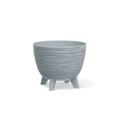 Obrázok produktu pre Kvetináč Na Nožičkách Do Domácej Záhrady 29 Cm Sivý