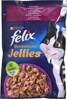 Produktbild von Felix Sensations Jellies, jede Rasse, Ente, 85 g