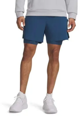 Zdjęcie produktu dla Spodenki Under Armour Ua Vanish Elite 2 w 1 – kolor wham blue, rozmiar: M