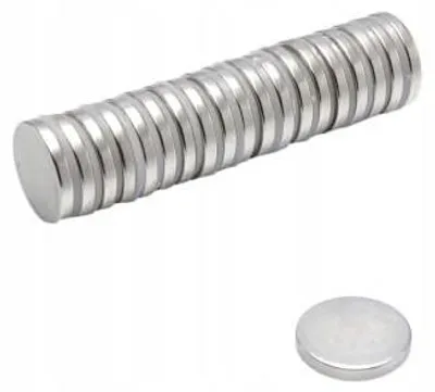Image de Aimant néodyme cylindrique MW 14x4 N38, 10 pièces