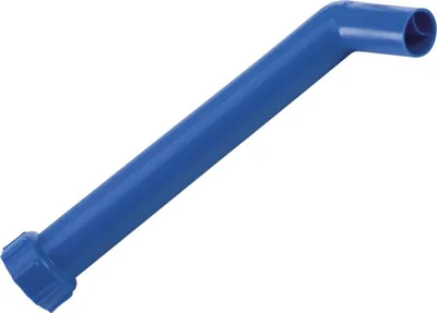 Produktbild von Hünersdorff Auslaufrohr starr HD-PE blau L260 mm