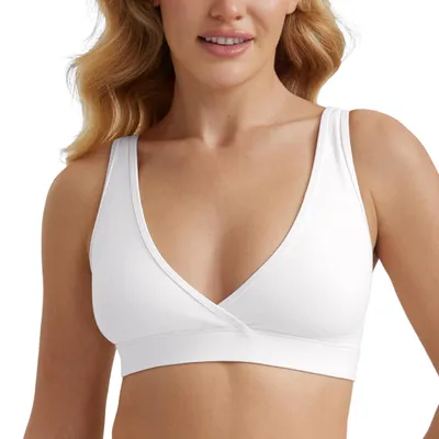 Productafbeelding van CRZ YOGA BH voor borstvoeding, V-hals, wit, maat 38