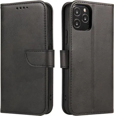 Produktbild von Magnet Case elegante Hülle mit Klappe und Standfunktion für Poco M4 Pro 5G schwarz