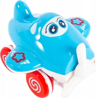 Produktbild von Spielzeugflugzeug mit Antrieb & drehbarem Propeller - Kleines Flugzeug für Kinder