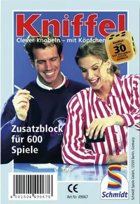 Produktbild von Kniffelblock für 600 Spiele je Block, 1Set