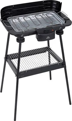 Produktbild von Elektrogrill Tischgrill 2 in 1 Standgrill BBQ Barbeque Elektro Gartengrill Tisch