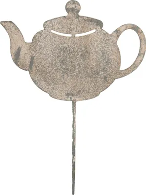 Zdjęcie produktu dla Czajniczek Clayre & Eef Garden Spieá 26x1x35 cm szary metalowy