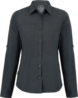 Image de Craghoppers - Chemise "Expert Kiwi" pour femme Manches Longues CG1759 (38 FR) (Gris Anthracite)