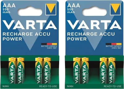 Obrázek produktu pro Varta Batterie 4 x AAA - NiMH - (wiederaufladbar)