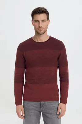 Produktbild von BLEND BHBenno Herren Strickpullover Feinstrick Pullover mit Rundhals-Ausschnitt 100% Baumwolle Regular fit, KI-generiertes Bild