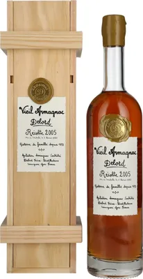 Image de Vieil Armagnac Delord Vintage Récolte 2005 40% Vol. 0,7l in Holzkiste