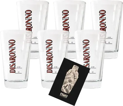 Produktbild von Disaronno 6er-Set Gläser - 6 x Longdrinkgläser geeicht: 4cl / 2cl