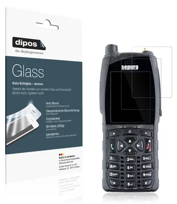 Image de 2x Protection ecrán pour Sepura SC2020 Verre souple Film Protecteur 9H dipos