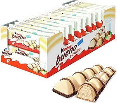 Produktbild von 60 Kinder Ferrero Bueno White Doppelriegel a 39g Ferrero Riegel Schokolade 1170g