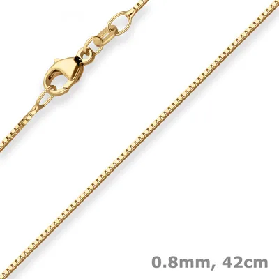 0-8mm-Veneziakette-aus-585-Gelbgold-42cm