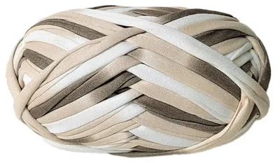 Produktbild von Häkelgarn Polyester Bändchengarn 100g Bunt Weich zum Stricken und Häkeln