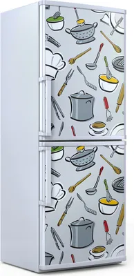 Produktbild von Kühlschrankdekoration  60x180 cm  Aufkleber auf dem Kühlschrank - Küchengeräte