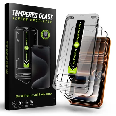 Produktbild von 2x Sudoxx Für iPhone 18 Pro mit Anbringhilfe Für Panzerglas, Premium Panzerfolie mit 9H Schutzglas Hartglas