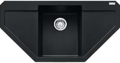 Produktbild von Franke Maris - Fragranit-Spüllbecken MRG 612 E, 960x500 mm, schwarz matt 114.0637.572