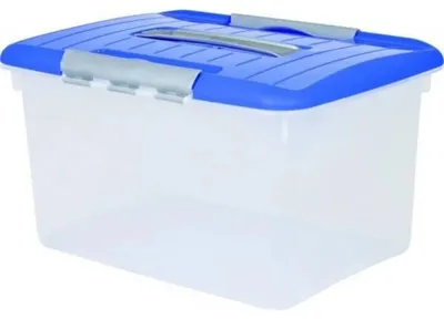 Obrázok produktu pre Úložný box Kôš Plastový box s vekom Multifunkčný kontajner s objemom 15 litrov Curver Optima