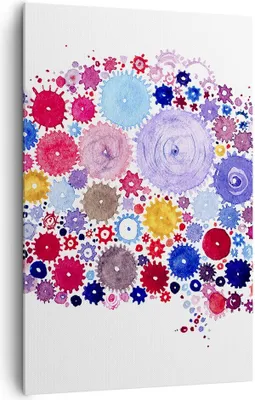 Produktbild von Bild auf Leinwand - Leinwandbild - Einteilig - Gehirn Innovation Inspiration - 80x120cm - Wand Bild - Wandbilder - Leinwanddruck - Wanddekoration - Leinwand bilder - Wandbild - PA80x120-2977