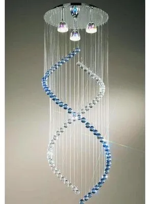 Produktbild von Kolarz Leuchten Kristall Hängeleuchte mit STRASS® Swarovski® Elements – Chrom Ø 40 cm