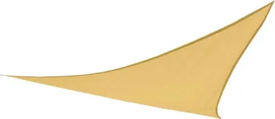 Productafbeelding van Actieve, driehoekige zonnescherm, 500x500x500 cm, beige. Beige, one size