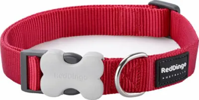 Produktbild von Hundehalsband Red Dingo weich Rot (1,2 x 20-32 cm)