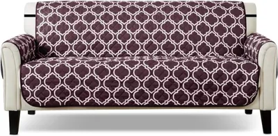 Produktbild von PETCUTE Möbelbezug, Sofabezug, Sesselbezug, rutschfest, schützt Ihre Couch vor Haustieren (braun, 3-Sitzer)