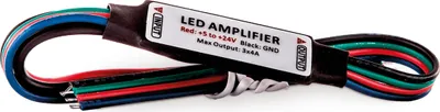 Imagen del producto de Amplificador LED, amplificador de señal. Amplificador de señal LED de tres canales, modelo ST07F, funcionamiento entre 5 y 24V