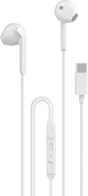 Immagine prodotto di Cuffie in-ear USB-C bianche, 1,2 m - Suono di alta qualità e comfort per i dispositivi moderni. Dudao