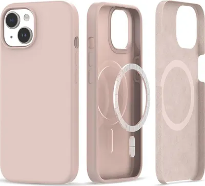 Obrázek produktu pro Tech-Protect Silikonové pouzdro MagSafe pro iPhone 15 Plus - růžové