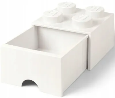 Productafbeelding van LEGO 40051735 LEGO Opbergbox, Lade voor bouwstenen, model 4, 1 lade, wit