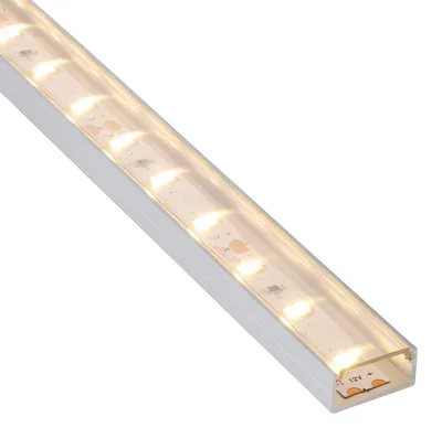 Produktbild von SOTECH LED Profil PH1 Aufbauprofil 1000 mm Alu EV1 – klare Abdeckung, Aluprofil